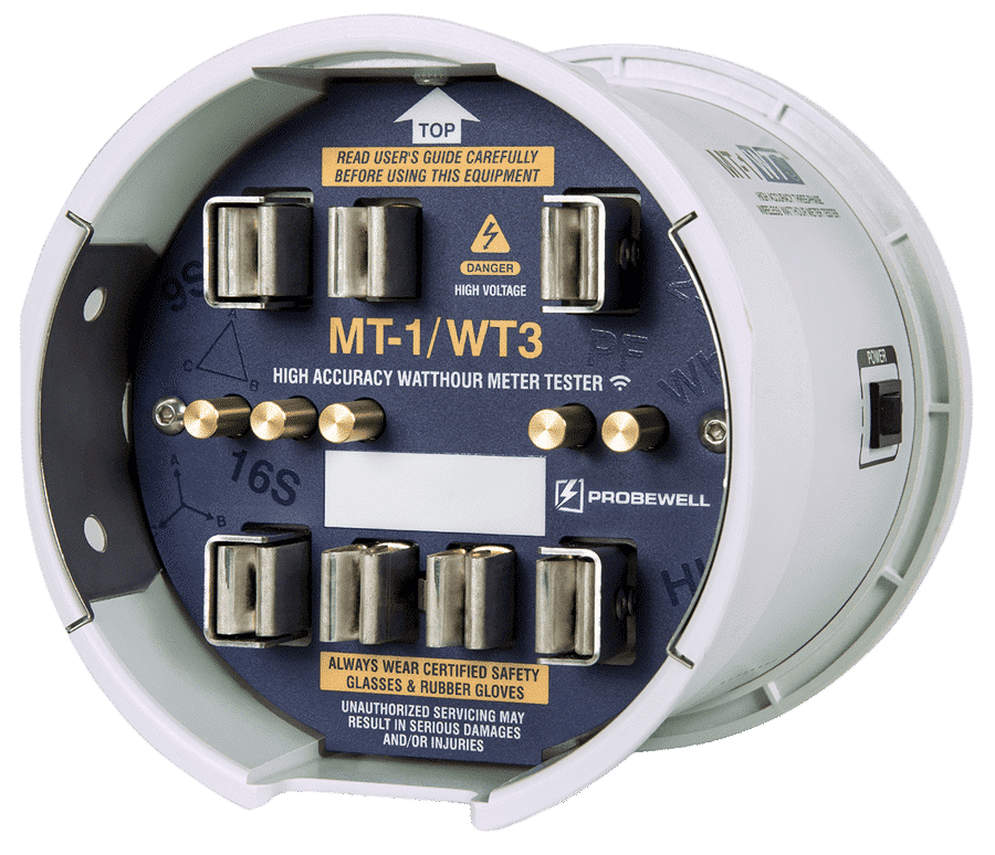 MT-1/WT3 | WT Series Meter Tester | Net Metering | 3-Phase Watthour Meter | Probewell